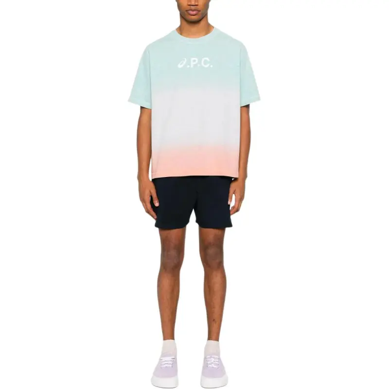 Asics X Apc Wind Dip Dye T Shirt-1