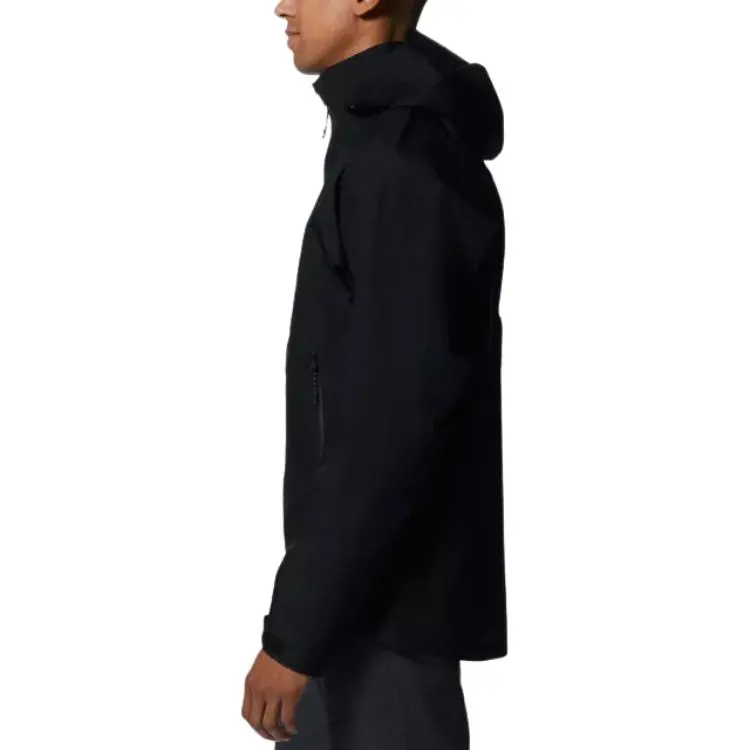 MOUNTAIN HARDWEAR Waterproof And Breathable Windbreaker Jacket Men's Black-2