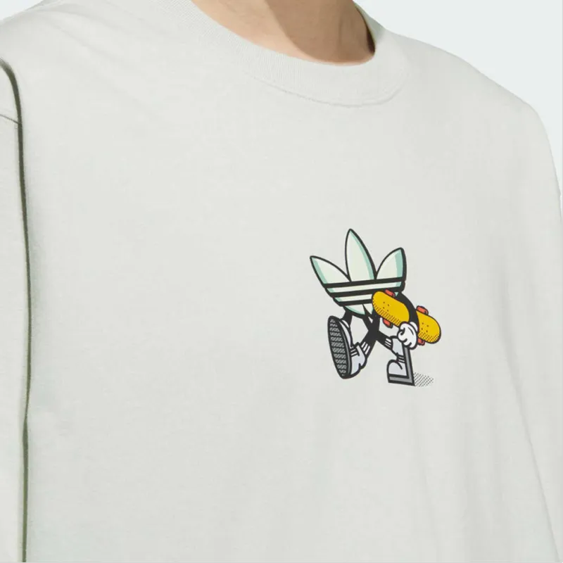 Adidas Originals Sportlife T Shirt Men's Gray-3