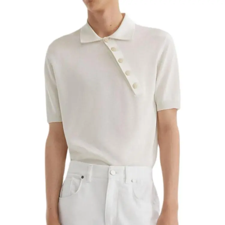 FENDI Polo Shirts Men White-3