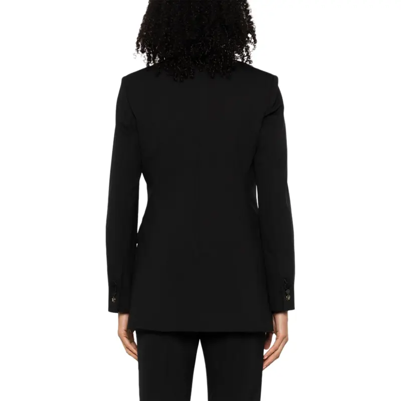 MaxMara Gara Buttoned V Neck Blazer-1