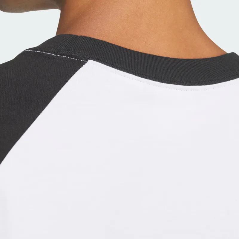 Adidas Originals ADICOLOR RAGLAN T SHIRT T Shirt Men's Black/White-4