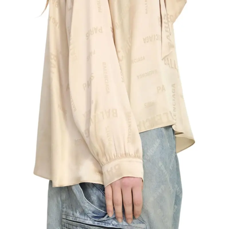 Balenciaga Bal Paris Silk Blouse-3