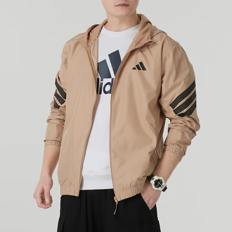 Adidas Free Shipping With AdiClub Icon 3 Stripes Windbreaker-2