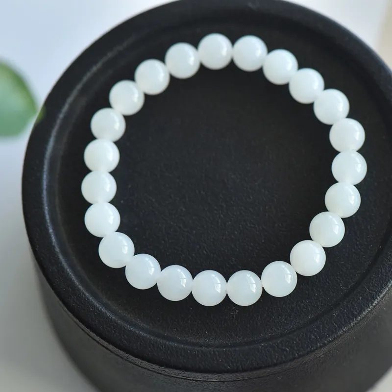 TAMINA Bracelets White Jade Unisex-3
