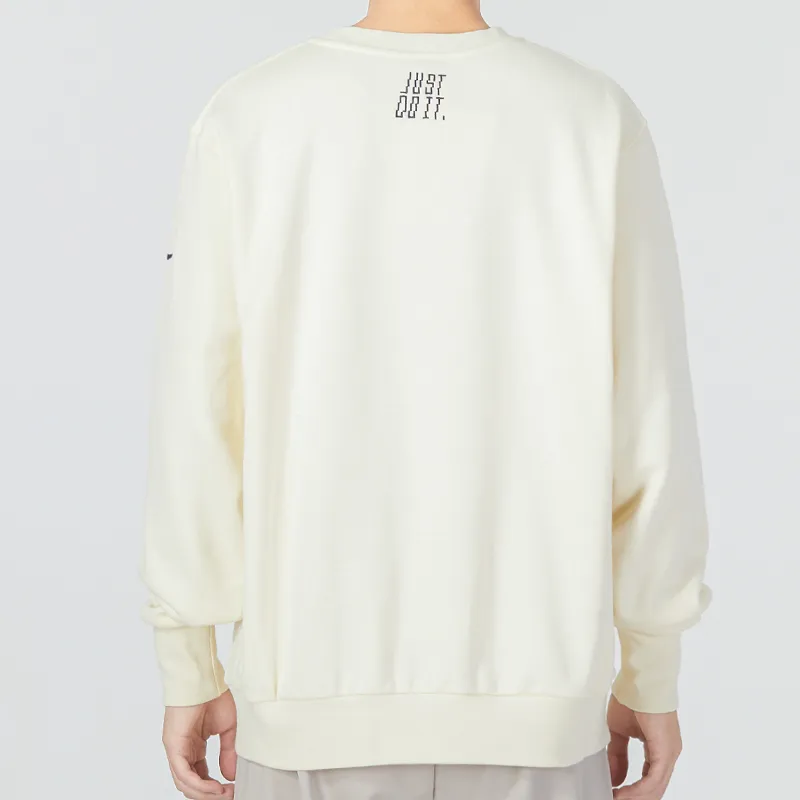 Nike As M Nk Std Issue Crew Sweatshirt Men's Milk White-3