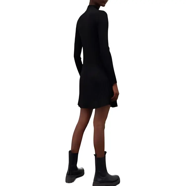LOUIS VUITTON Long Sleeved Rib Knit Dress-3