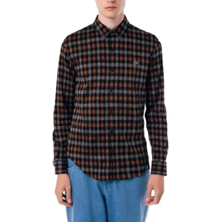 LACOSTE Shirts Men Black-2
