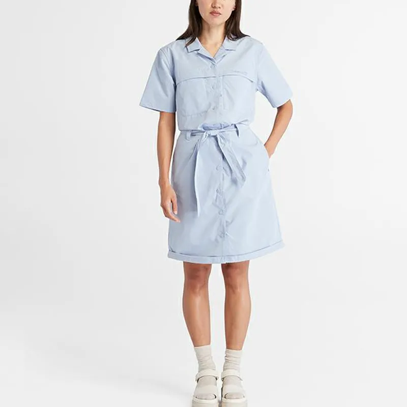 Timberland Short Sleeved Dresses Women's Blue Purple Gray-2