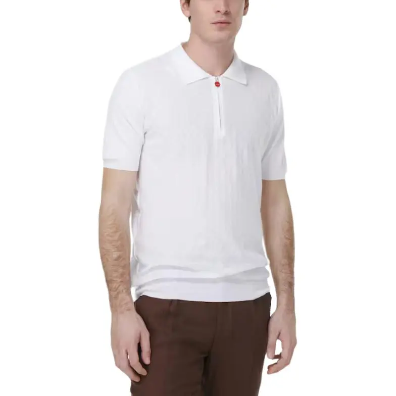 KITON Polo Shirts Men White-2