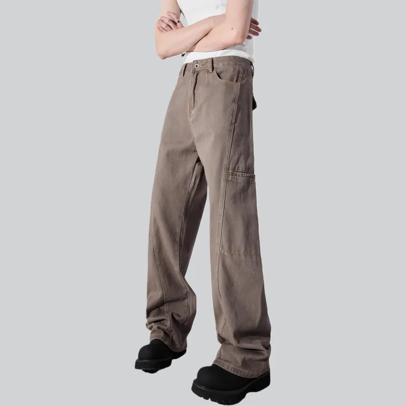 ALL IN Cargo Pants Men Khaki-1