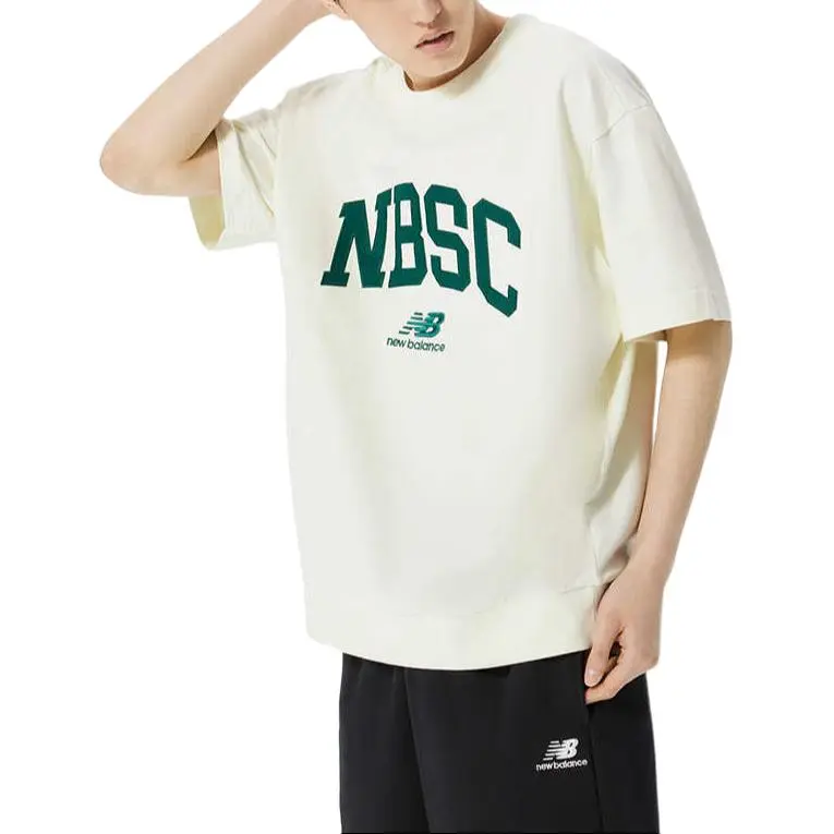 New Balance Vintage Sports Series T Shirt Men's Ecru-3