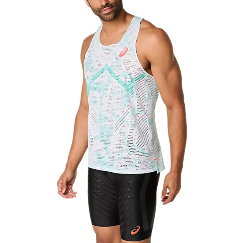 Asics Tank Top Men's Blue White-3