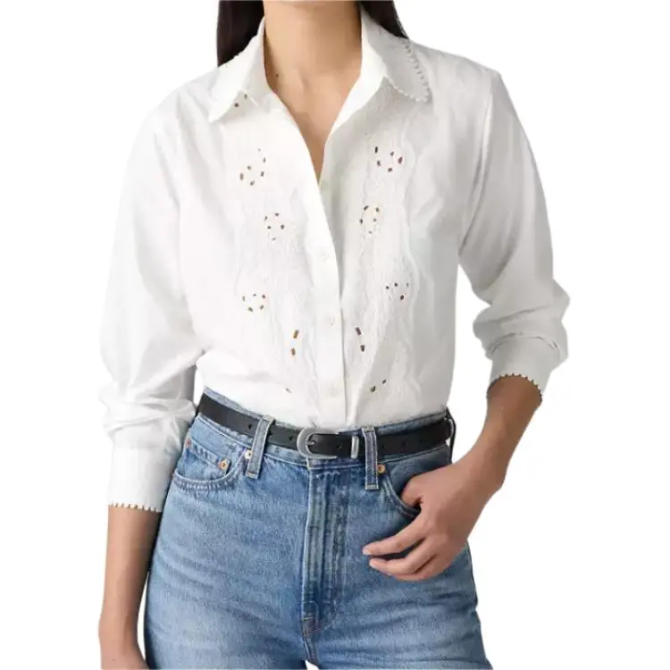 Levis Shirts Women's White-2