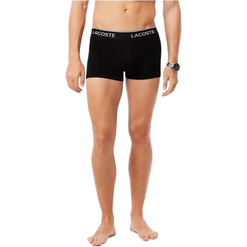 LACOSTE Logo waistband Slip on Boxers Pack Of Three-1