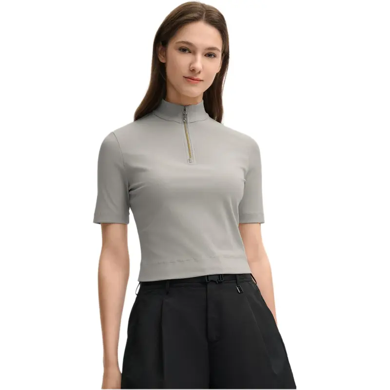 FILA MILANO Collection SS25 T Shirt Women's Monotone Gray GY-1