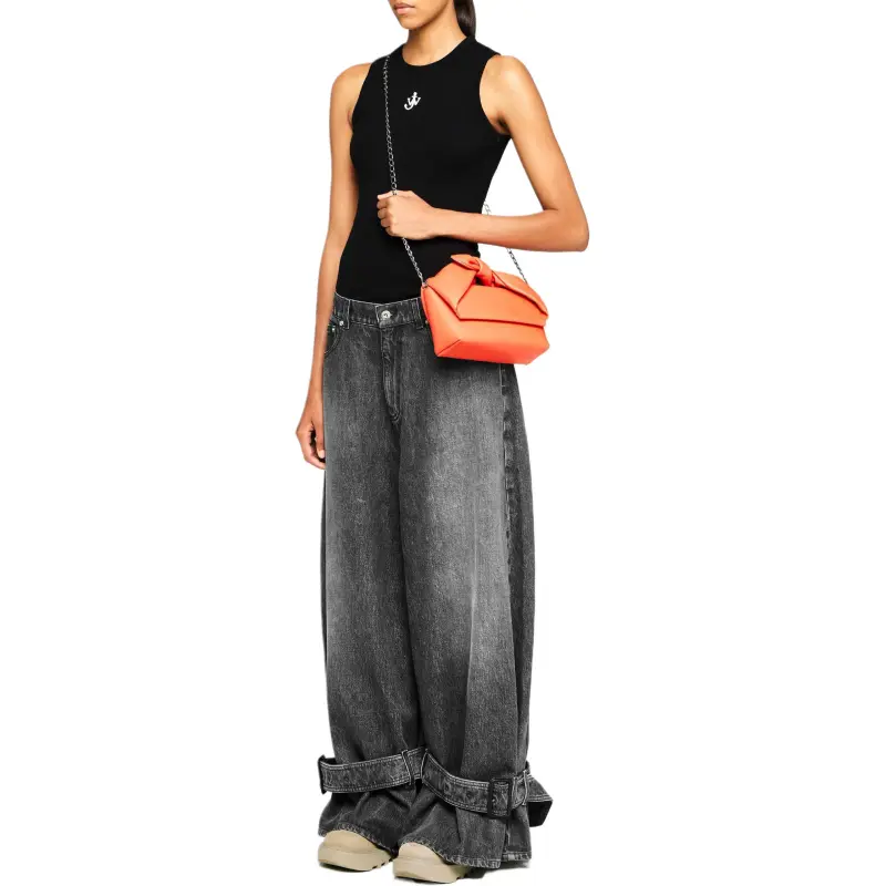 JW Anderson Buckled Cuff Denim Jeans-2