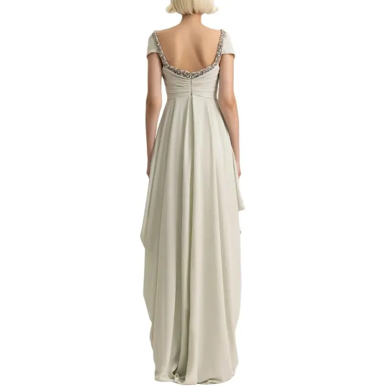 Gemy Maalouf Sleeveless Dress Women's Pale Sage-1