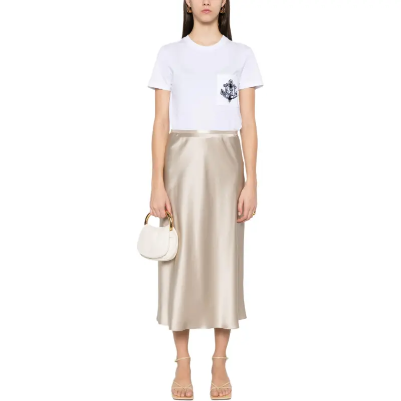 MaxMara Acacia Straight Hem Crewneck T Shirt-1