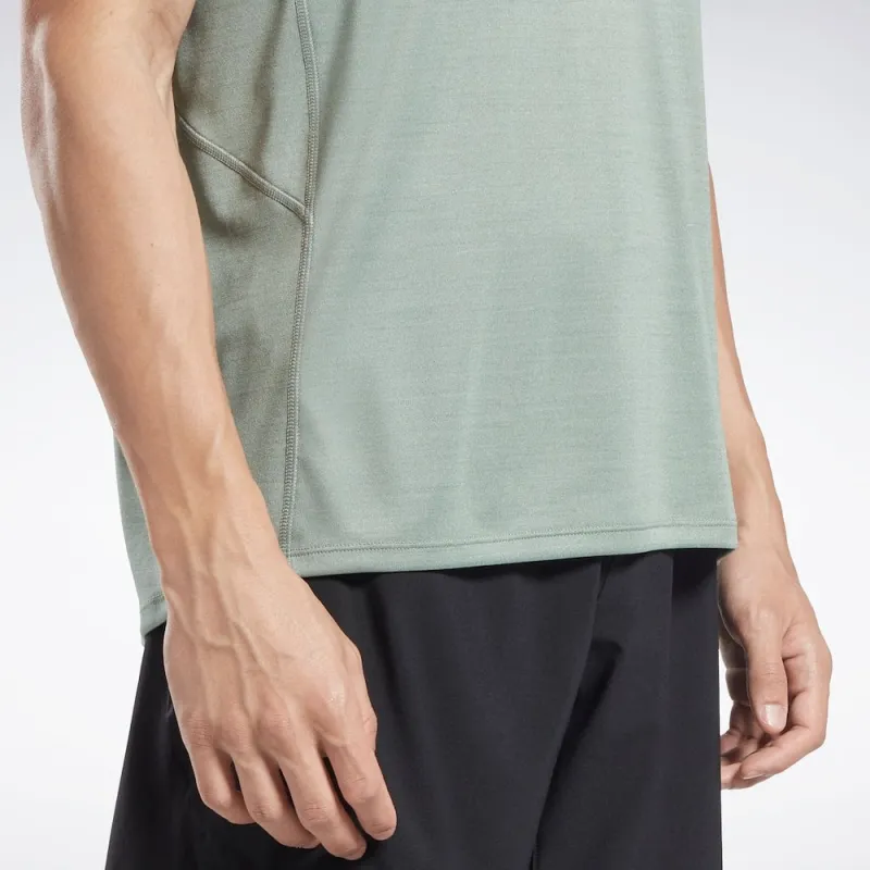 Reebok Mlange Athlete T-Shirt Men's Harmonious Green-5