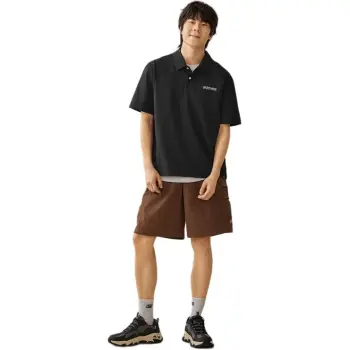 Skechers Sports Lifestyle Collection Sorona Polo Shirt Men's Carbon Black