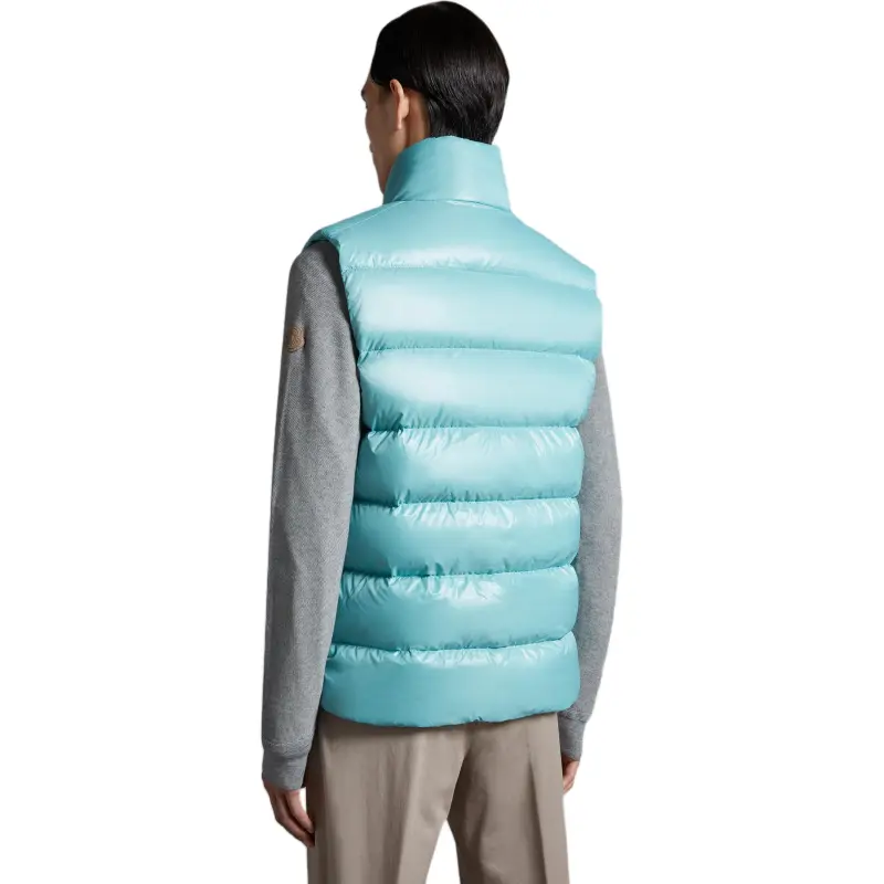 Moncler Tibb Series Vest Men's Aqua Green-2