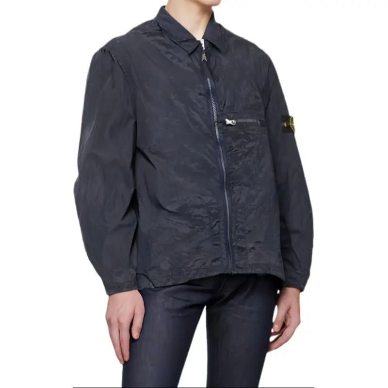 STONE ISLAND SS23 Nylon Meta Jackets Coats Men's Blue-2