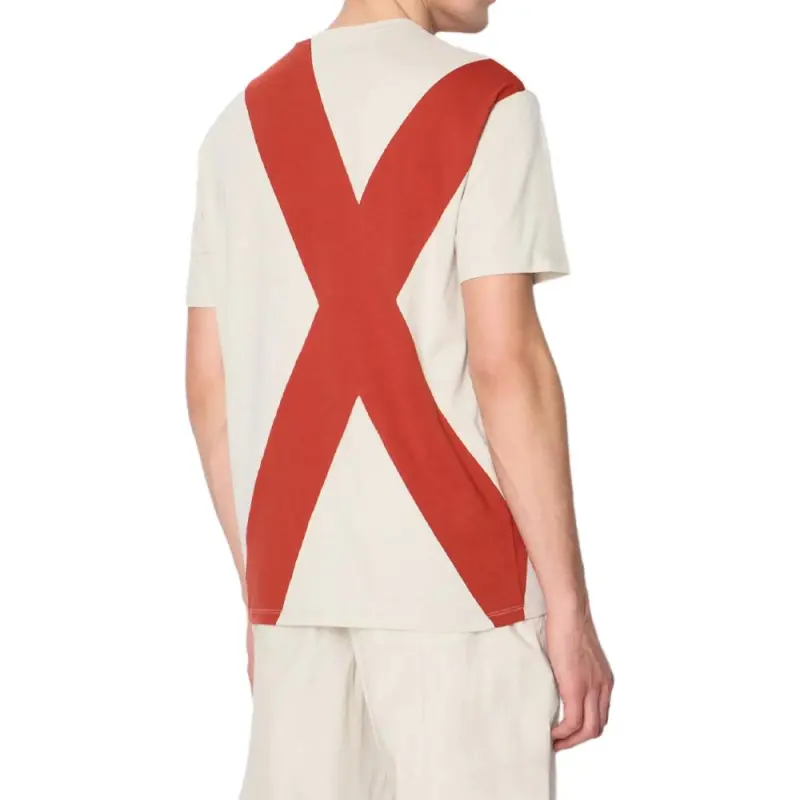 ARMANI EXCHANGEAE T Shirt Men's Gray Red-5