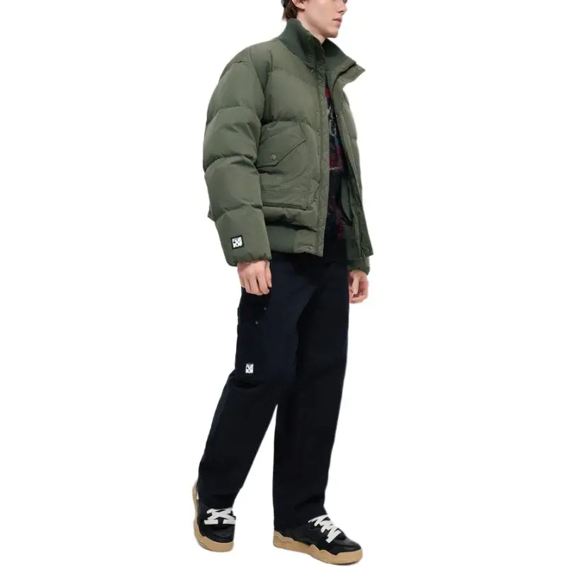FILA FUSION FILA FUSION X Down Jacket Men's Avocado Skin Dark Green-4