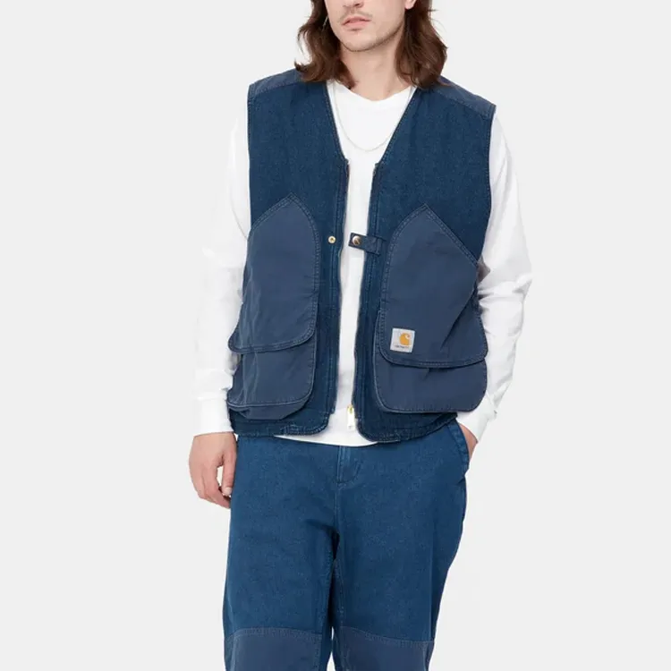 Carhartt WIP Vests Men Blue-3
