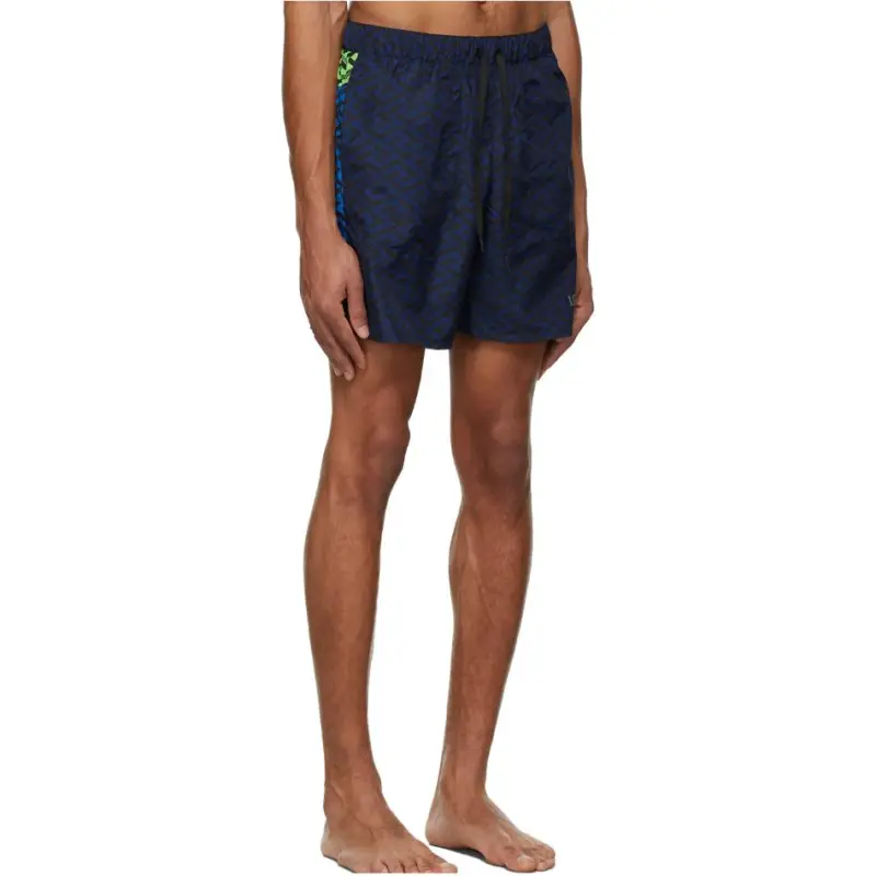 VERSACE Swimming Shorts Men's Blue-3
