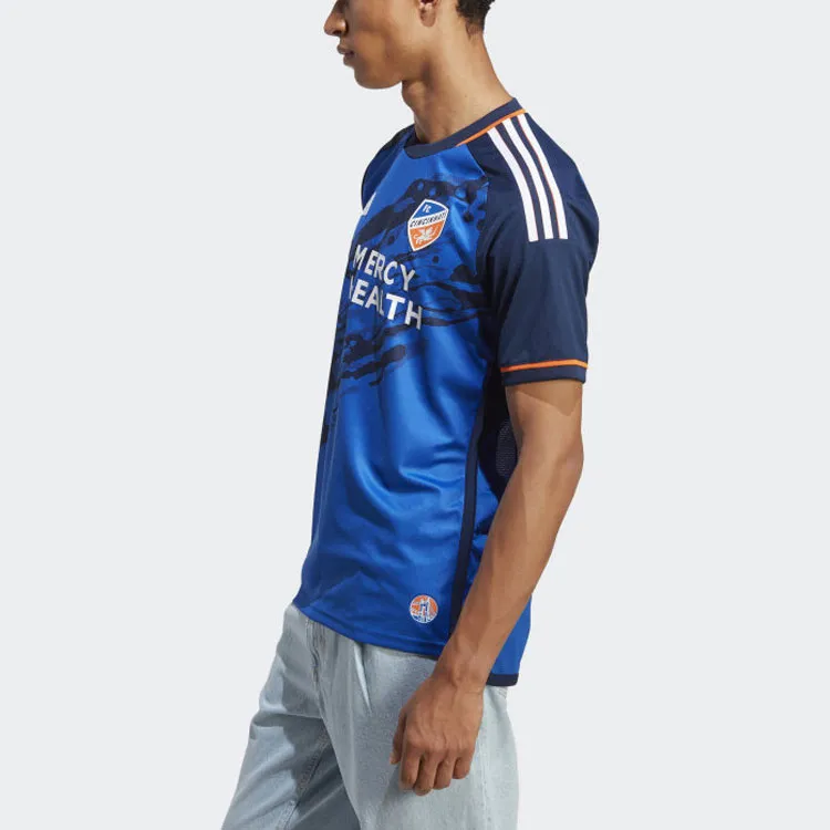 Adidas Free Shipping With AdiClub Fc Cincinnati 23/24 Home Authentic Jersey-5