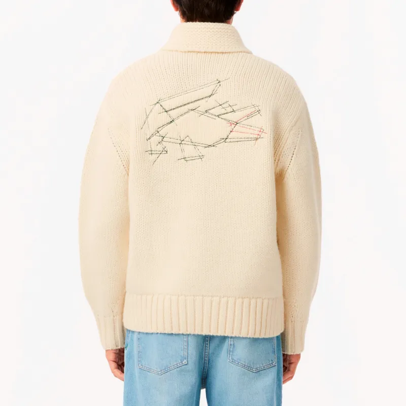 LACOSTE Knitwear Men Beige-3