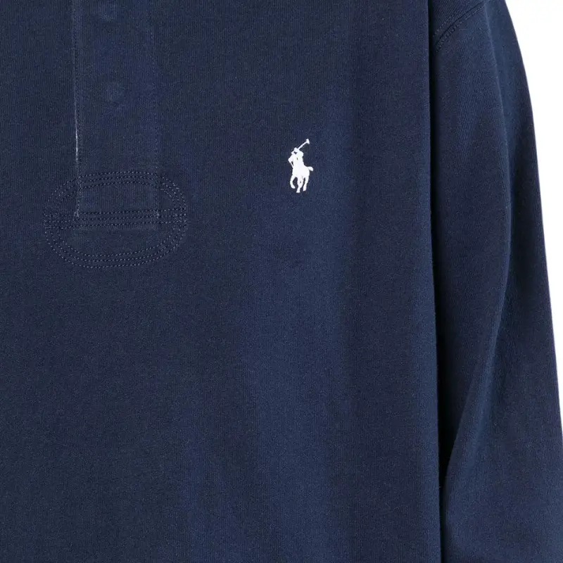 Polo Ralph Lauren Logo Embroidered Long Sleeve Polo Shirt-4
