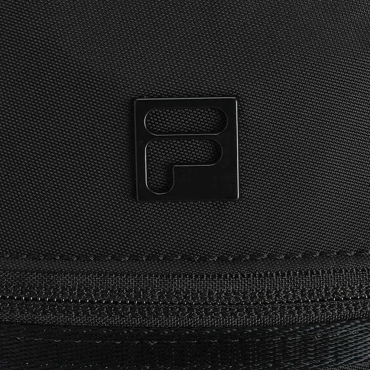 FILA Fitness Series Fabric Portable One Shoulder Crossbody Bag Sling Bag Mini Men's Black-4
