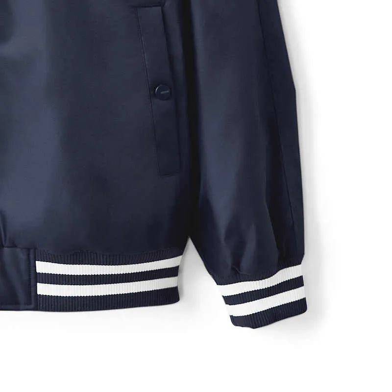 Skechers Sports Life Collection Baseball Jacket Men's Navy Blue-3