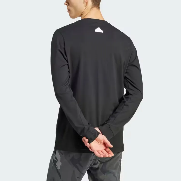Adidas Free Shipping With AdiClub City Escape Town Camo Long Sleeve Graphic Tee-1