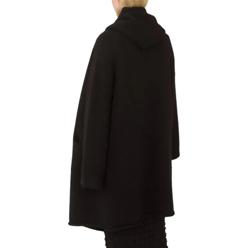 Lauren Manoogian CAPOTE COAT Coats Women's BLACK/Black-3