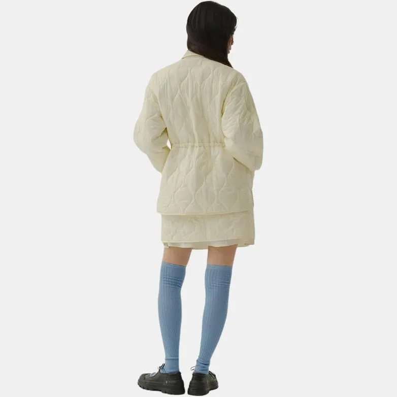 COVERNAT Puffer Jacket Women's Light Yellow-3