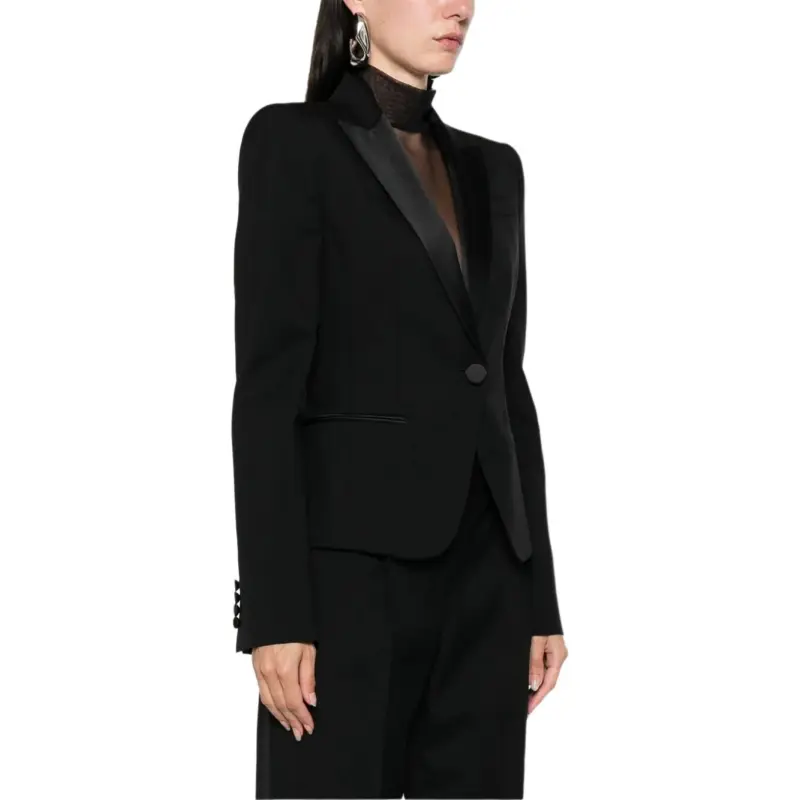 Alexander McQueen Single Breasted Tailored Blazer-3