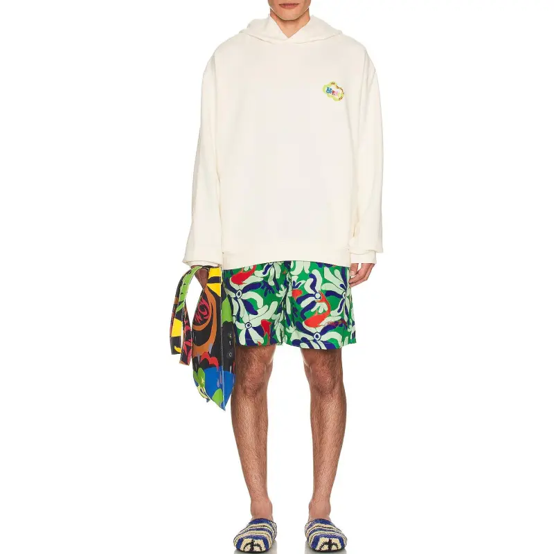 MARNI X No Vacancy Inn Co brand Casual Shorts Men Multicolor-2