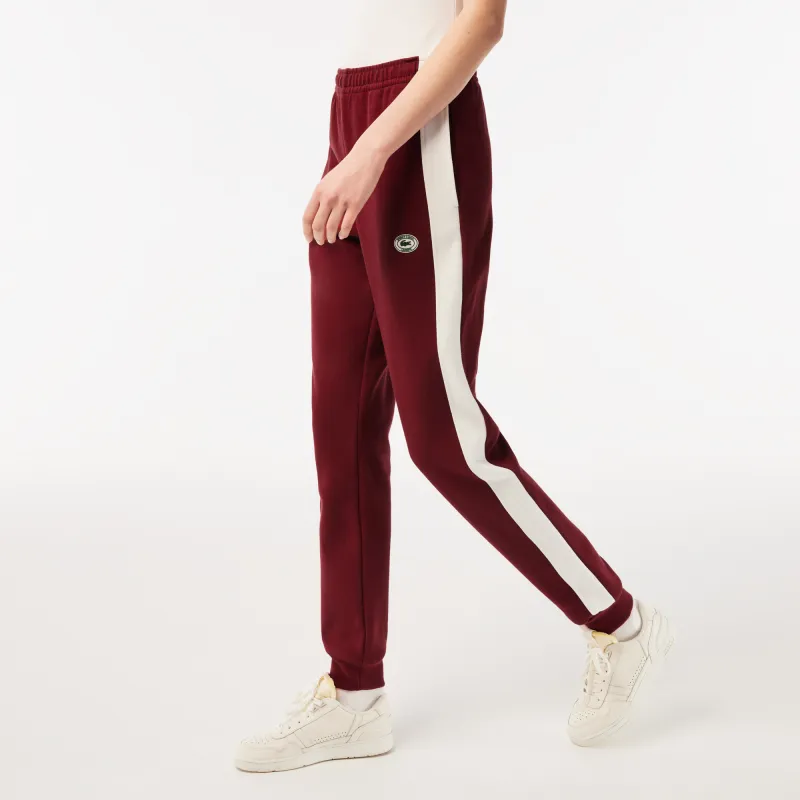 Sporty & Rich X LACOSTE Knitted Sweatpants Women's Red-4
