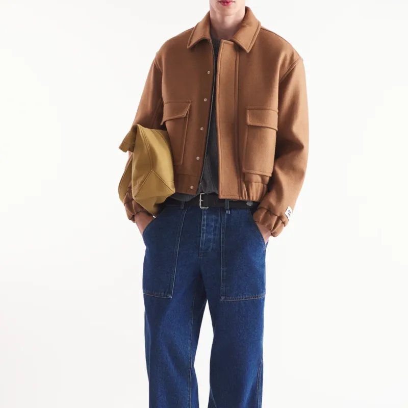 Maison Kitsune Spread Collar Jacket-4