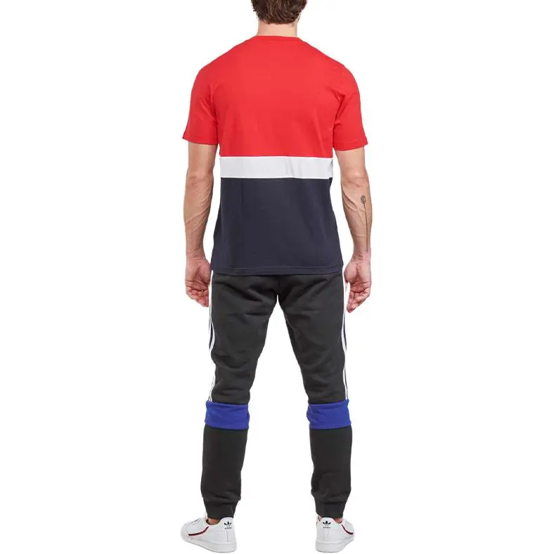 Adidas Free Shipping With AdiClub Essentials Colorblock Tee-2