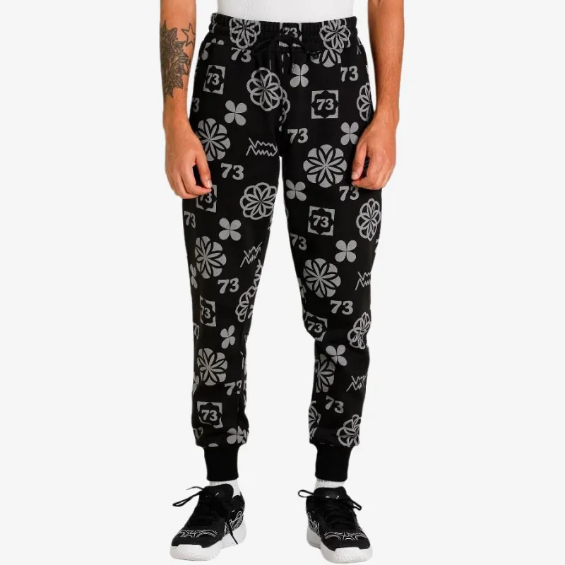 PUMA Clyde Knitted Sports Pants Men's Black-4