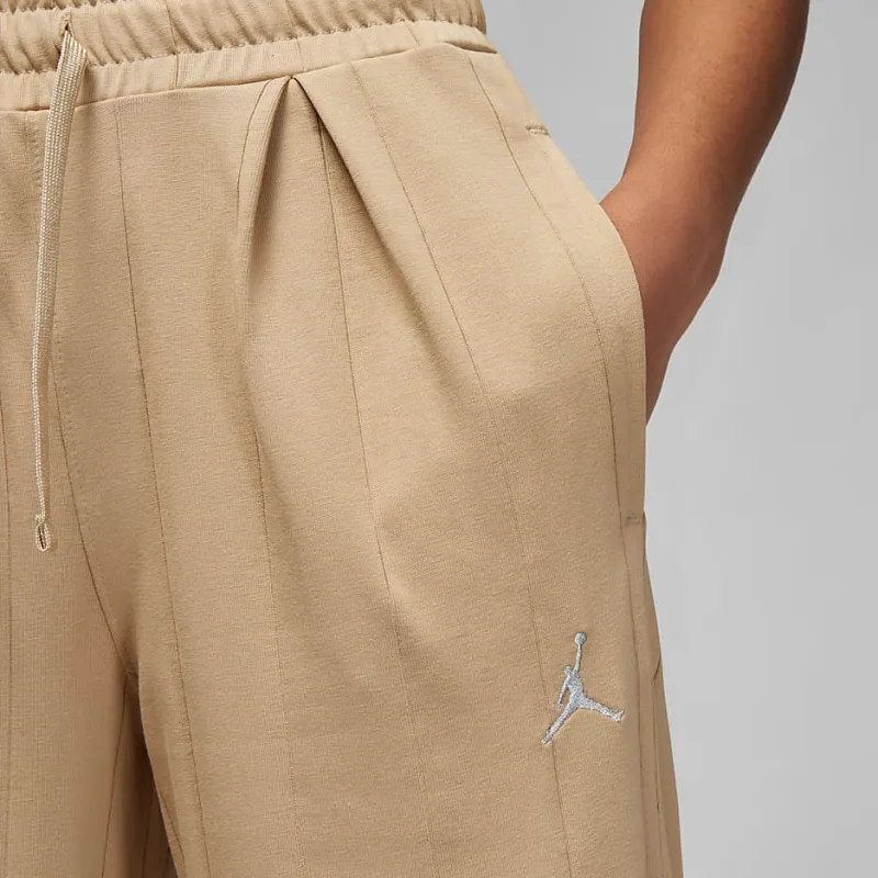 Jordan Knitted Sweatpants Women's Khaki-2