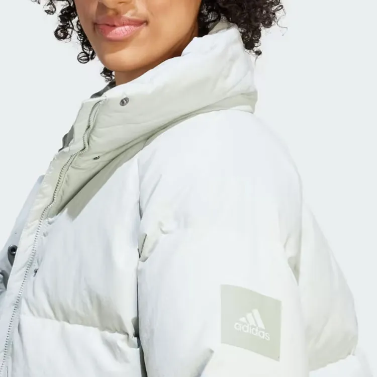 Adidas Down Jacket Women's Silver Green-4