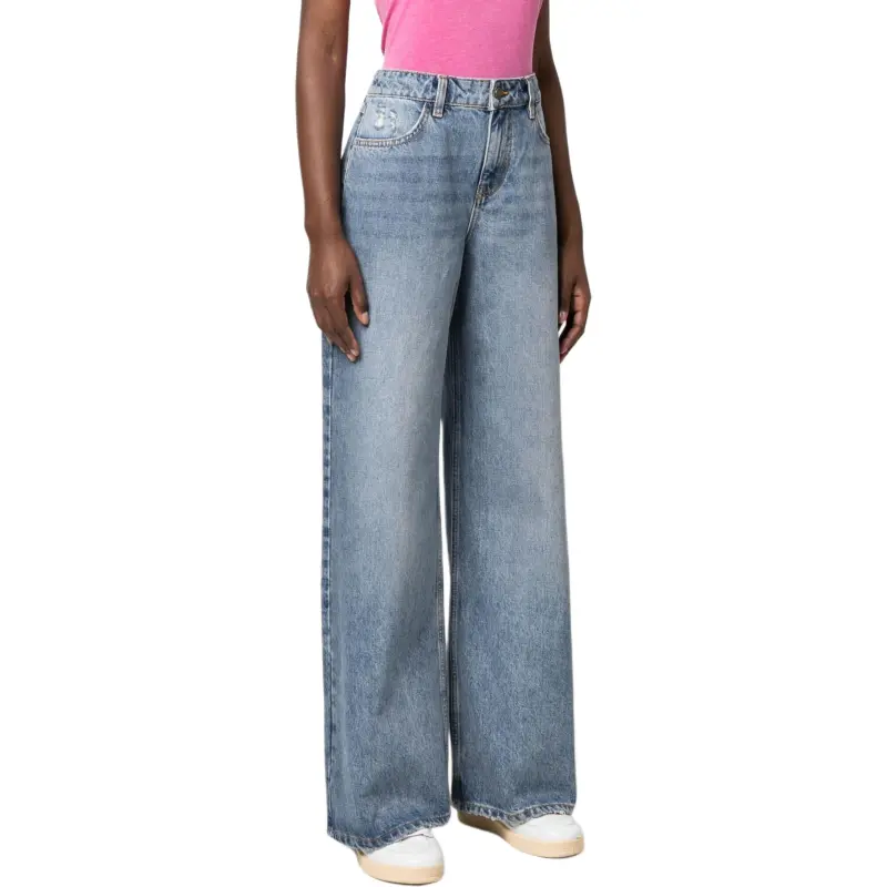 Balenciaga Logo Patch Baggy Jeans-4