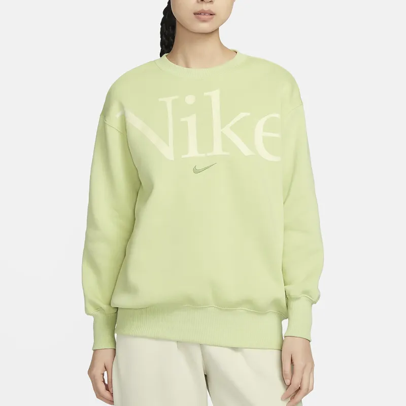 Nike Sportswear Phoenix Fleece Sweatshirt Women's Light Olive Green Gray-2