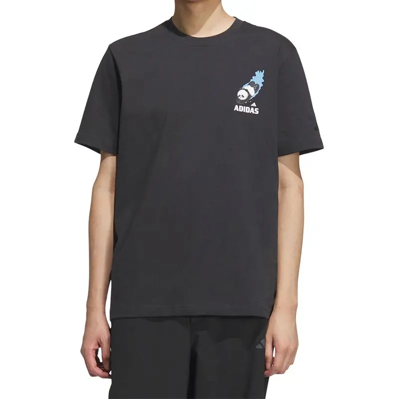 Adidas SS25 T Shirt Men's Carbon Black-1
